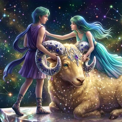 Kids with Zodiac Animal (Zodiac114)